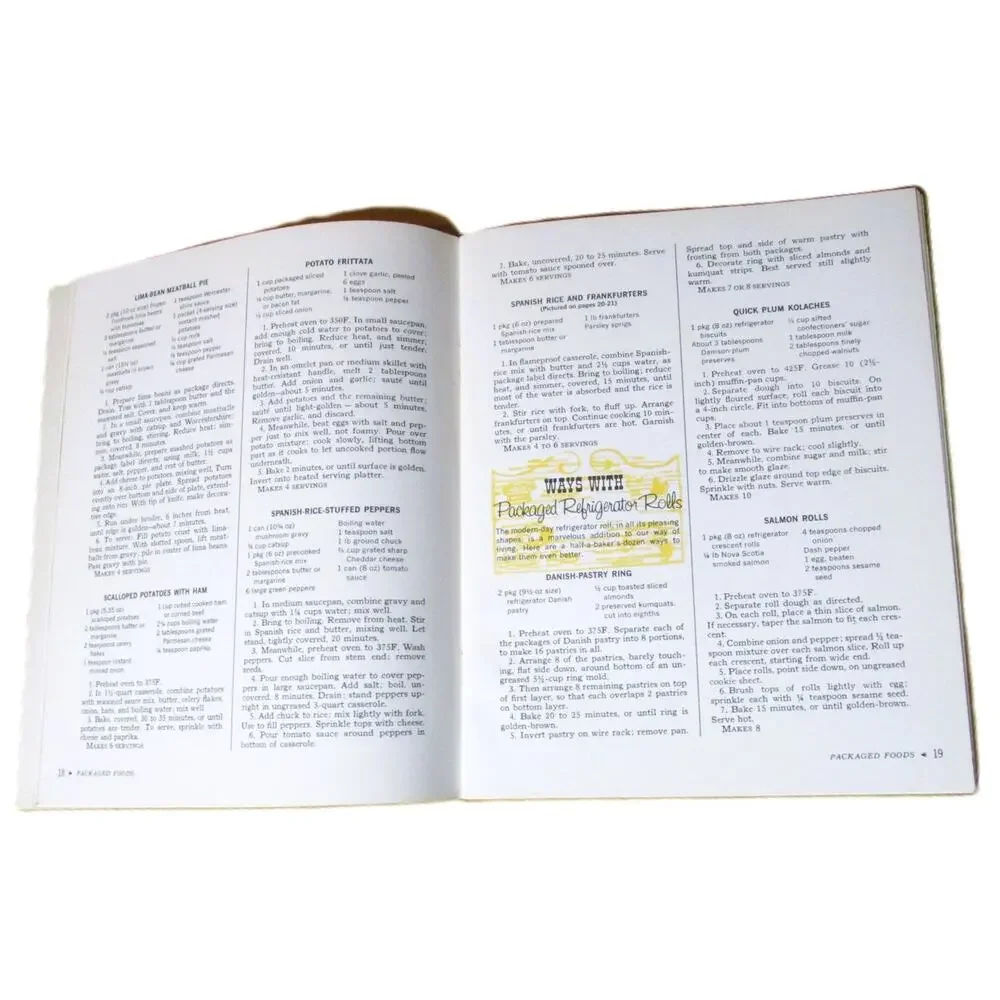 Vintage McCall's Cookless Cookbook 1965 Mixes, Canned Foods & Holiday Recipes